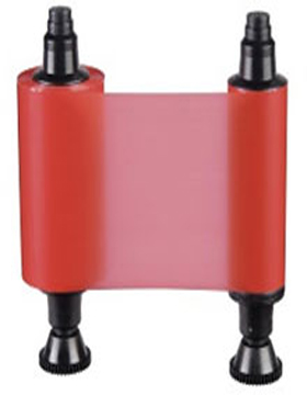 EVOLIS, CONSUMABLES, RED MONOCHROME RIBBON FOR ELYPSO/PRIMACY/ZENIUS, 1000 PRINTS/ROLL